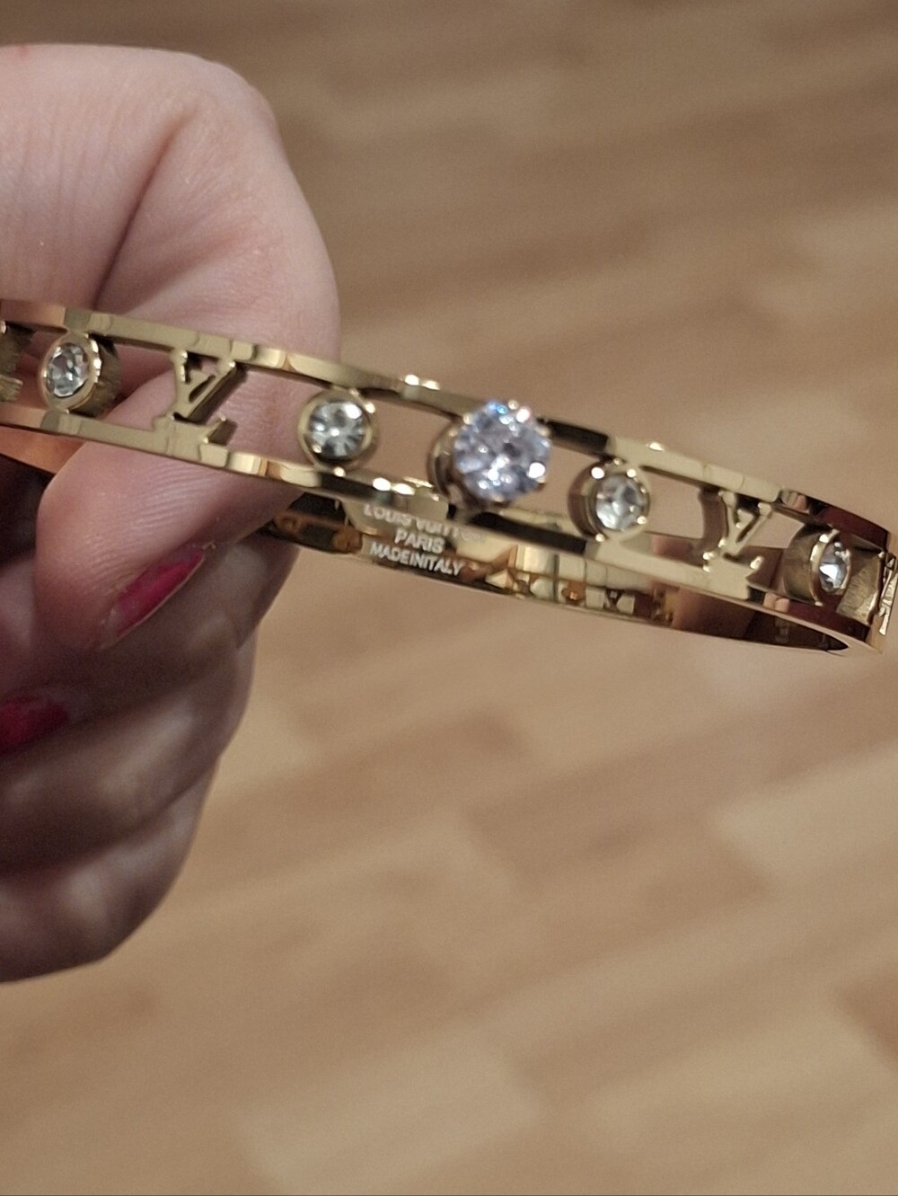 Luxury Designer Inspired 18k Gold Plated Bangle Bracelet